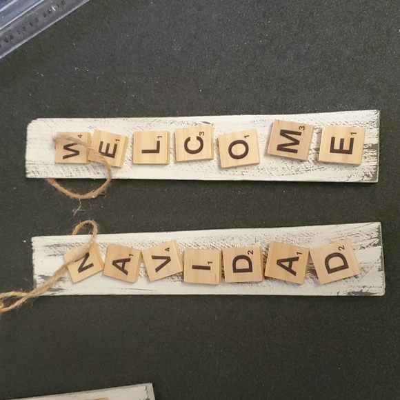 Set of 9 Wood Ornaments - Picture 2 of 2